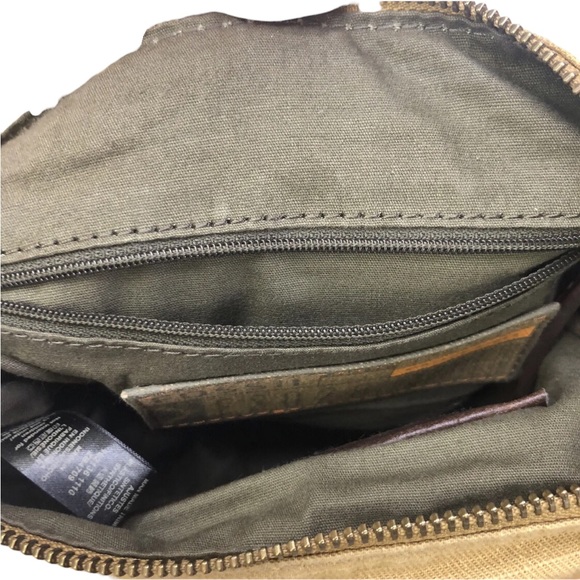 Fossil Tan Canvas Messanger Bag Cross Body ZB4709 - Picture 6 of 11